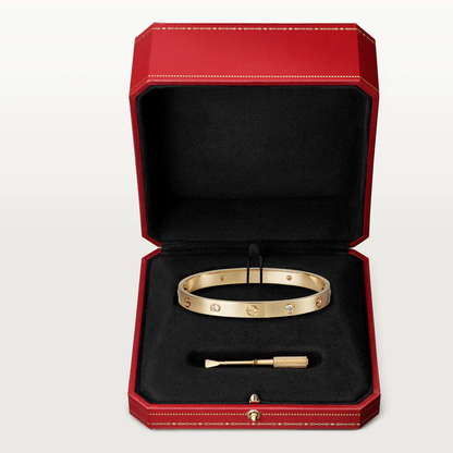 [OAK JURI]LOVE BRACELET 6.1MM 4 DIAMONDS