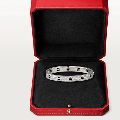[OAK JURI]LOVE BRACELET 6.1MM DIAMOND-PAVED CERAMIC