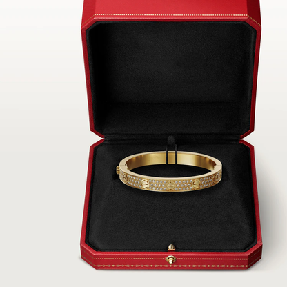 [OAK JURI]LOVE BRACELET 6.1MM DIAMOND-PAVED