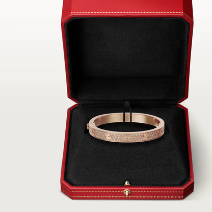 [OAK JURI]LOVE BRACELET 6.1MM DIAMOND-PAVED