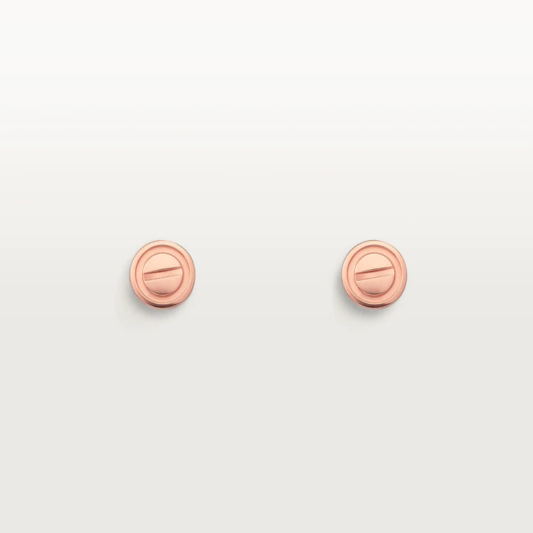 [OAK JURI]LOVE EARRINGS PINK GOLD 10MM