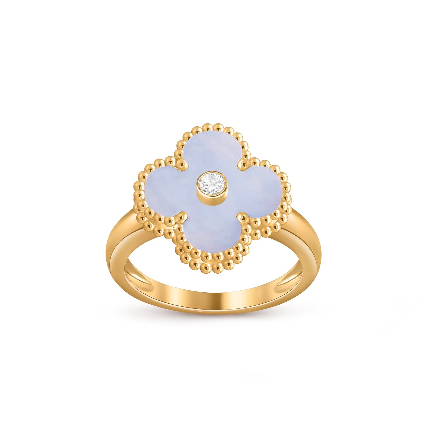 [OAK JURI]CLOVER DIAMOND RING GOLD COLLECTION