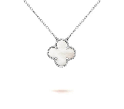 [OAK JURI]CLOVER 15MM NECKLACE SILVER COLLECTION