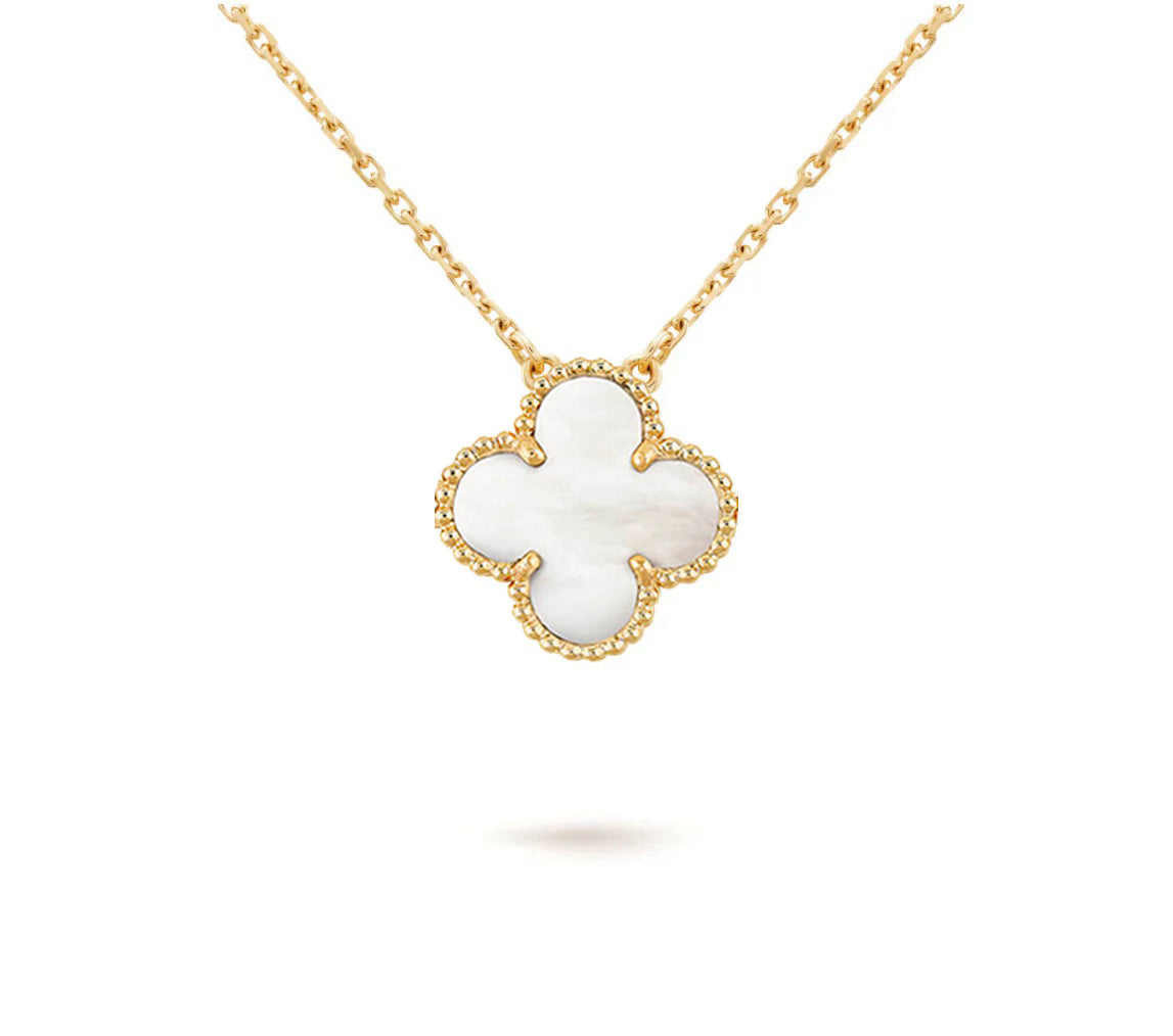 [OAK JURI]CLOVER 15MM SINGLE FLOWER NECKLACE COLLECTION