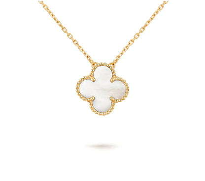 [OAK JURI]CLOVER 15MM SINGLE FLOWER NECKLACE COLLECTION