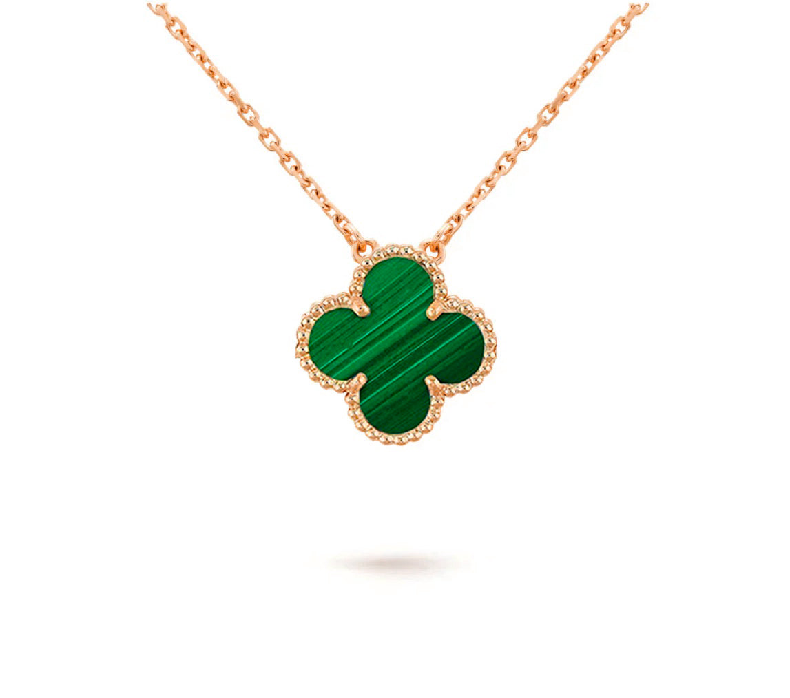 [OAK JURI]CLOVER 15MM SINGLE FLOWER NECKLACE COLLECTION