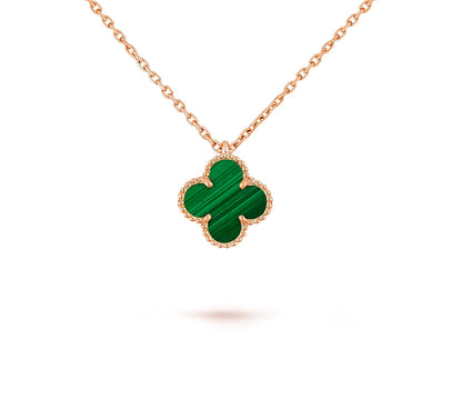 [OAK JURI]CLOVER MINI 9.5MM CARNELIANS NECKLACE COLLECTION