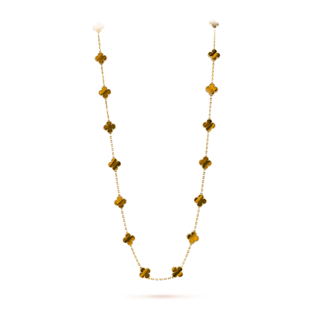 [OAK JURI]CLOVER 20 MOTIFS TIGER EYE ROSE GOLD