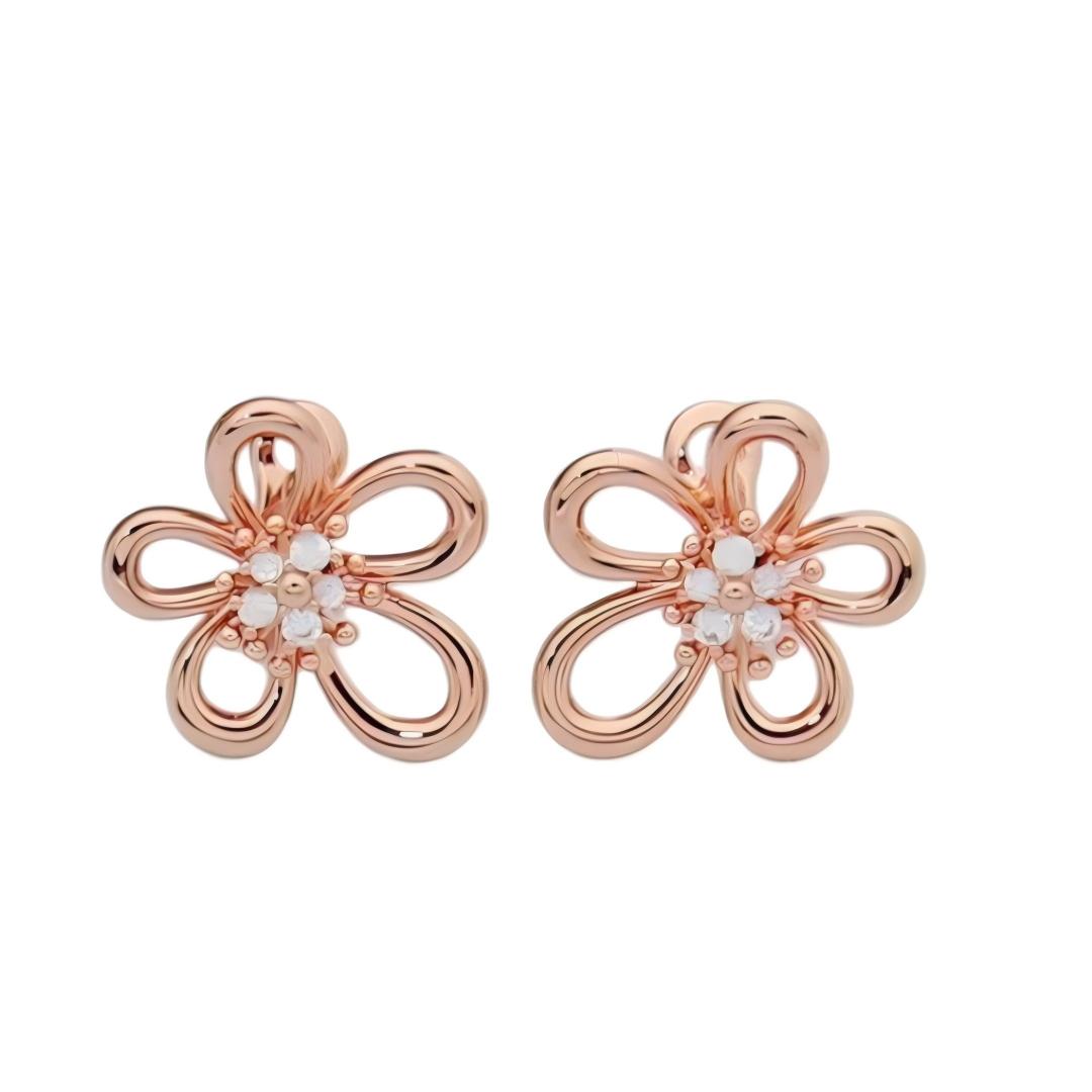 [OAK JURI] FLOWERLACE EARRING 5 DIAMONDS