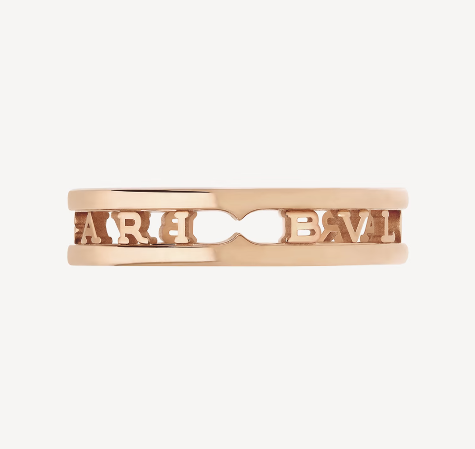 [OAK JURI]ZERO 1 ONE-BAND WITH OPENWORK LOGO SPIRAL RING