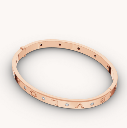 [OAK JURI]ZERO 1 PINK GOLD 12 DIAMONDS BRACELET