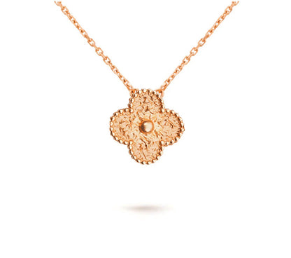 [OAK JURI]CLOVER 15MM SINGLE FLOWER NECKLACE COLLECTION