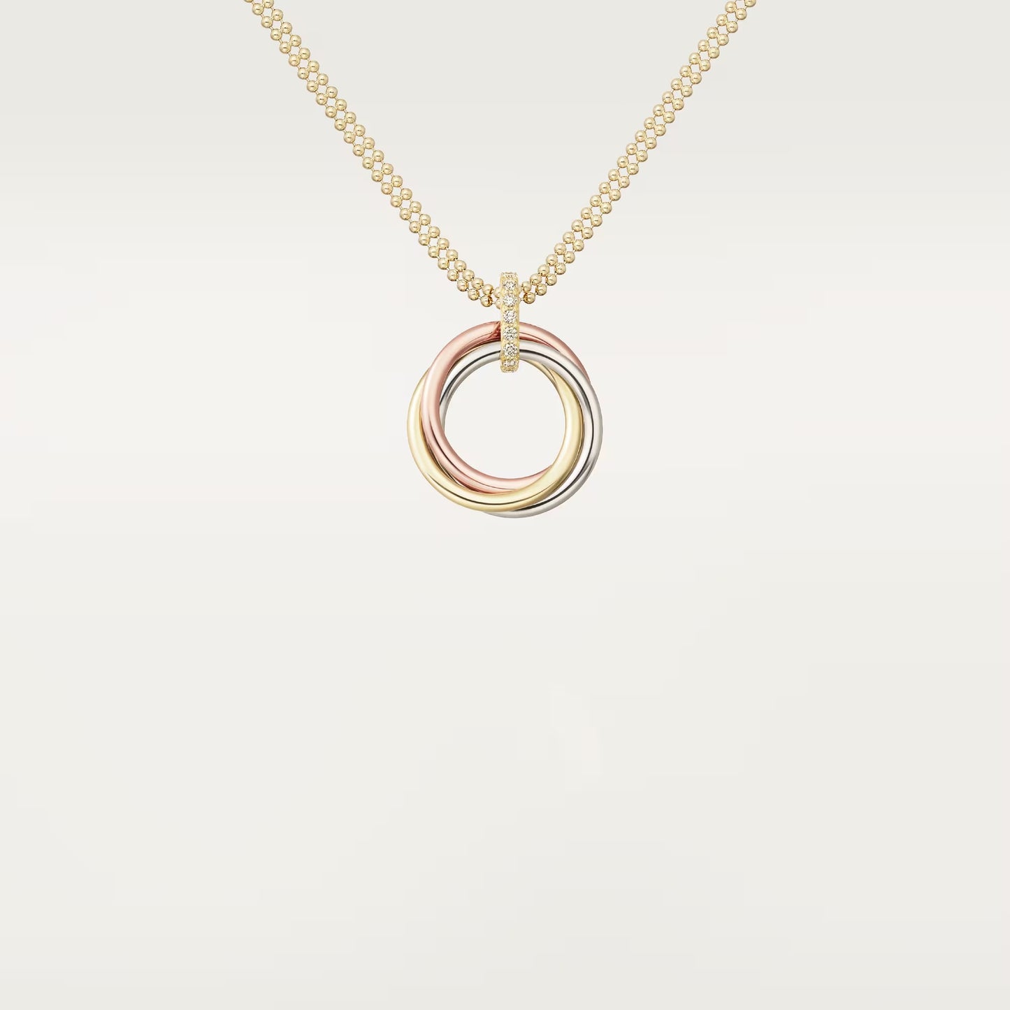 [OAK JURI]TRINITY MEDIUM  DIAMONDS NECKLACE