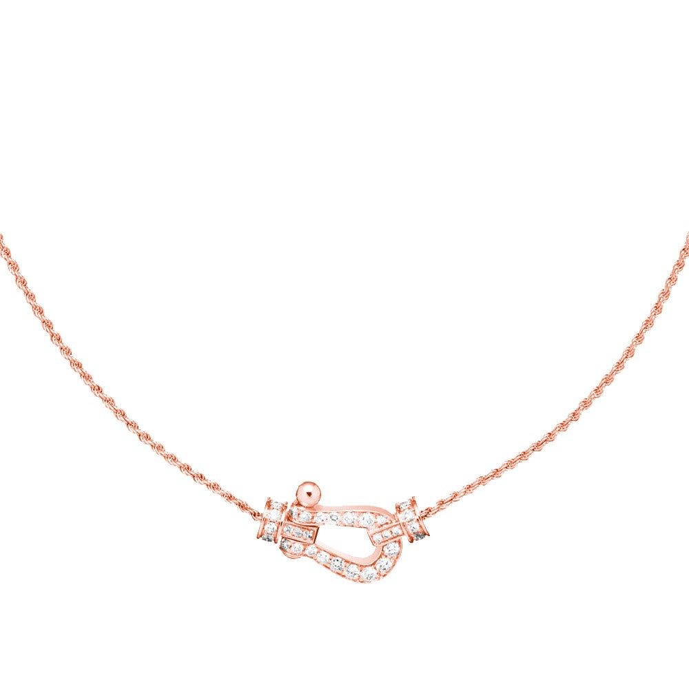[OAK JURI]FORCE 10 PINK GOLD DIAMOND NECKLACE
