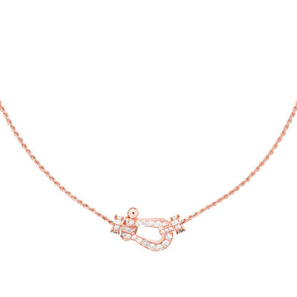 [OAK JURI]FORCE 10 PINK GOLD DIAMOND NECKLACE
