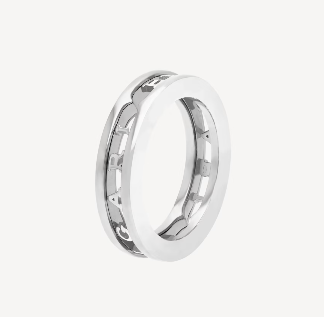 [OAK JURI]ZERO 1 ONE-BAND WITH OPENWORK LOGO SPIRAL RING