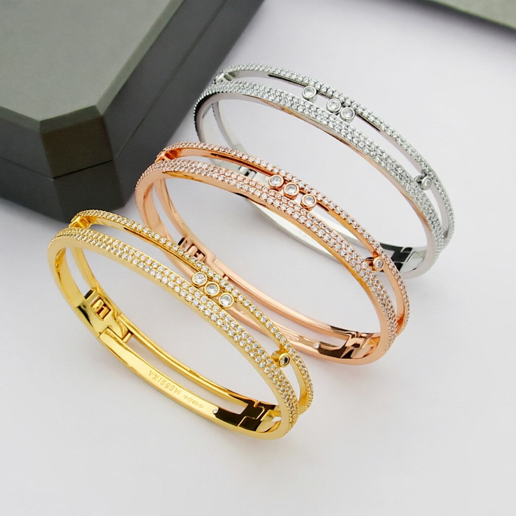 [OAK JURI]Move Romane pavé bangle