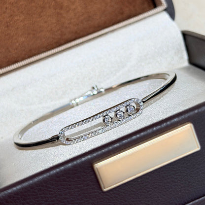 [OAK JURI]Move Pavé Diamond Bangle Bracelet M