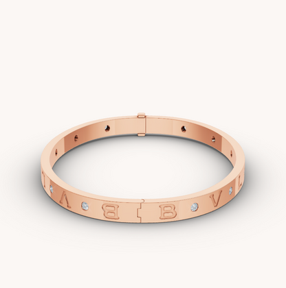 [OAK JURI]ZERO 1 PINK GOLD 12 DIAMONDS BRACELET