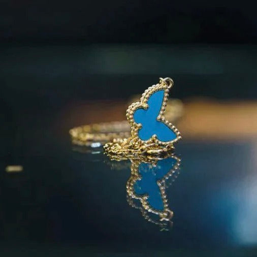 [OAK JURI]BUTTERFLY TURQUOISE BUTTERFLY BRACELET