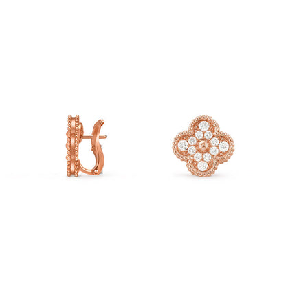 [OAK JURI]CLOVER 15MM MOP EARRINGS COLLECTION