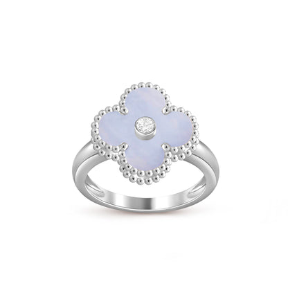 [OAK JURI]CLOVER SILVER DIOMND RING COLLECTION