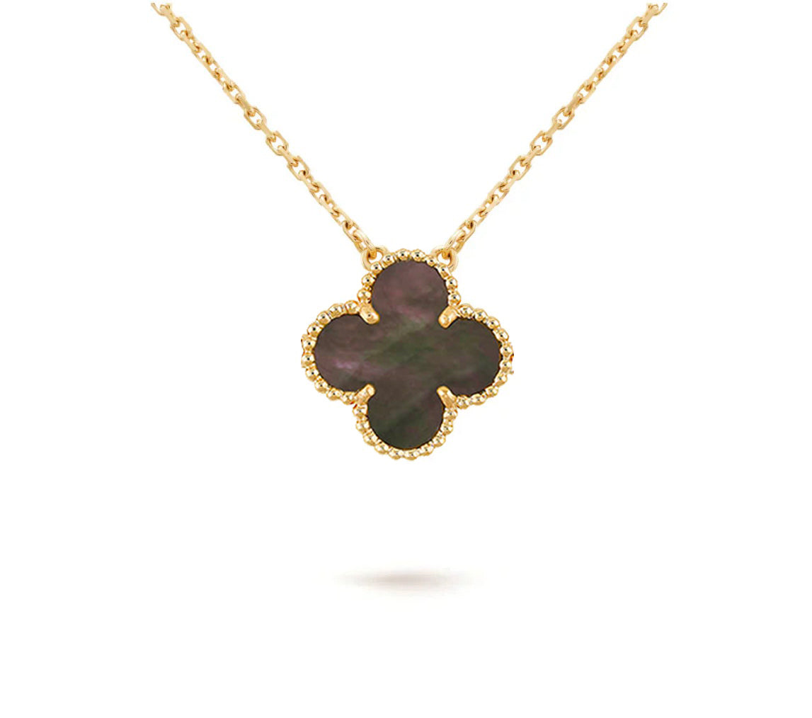 [OAK JURI]CLOVER 15MM SINGLE FLOWER NECKLACE COLLECTION