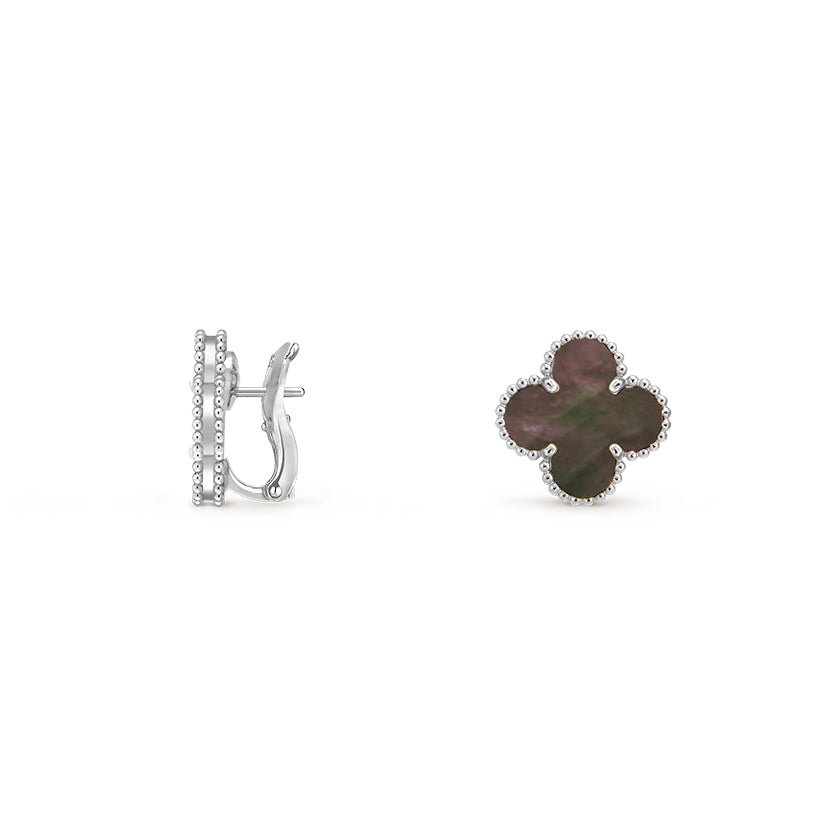 [OAK JURI]CLOVER SILVER 15MM MOP EARRINGS COLLECTION