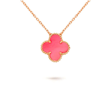 [OAK JURI]CLOVER 15MM SINGLE FLOWER NECKLACE COLLECTION