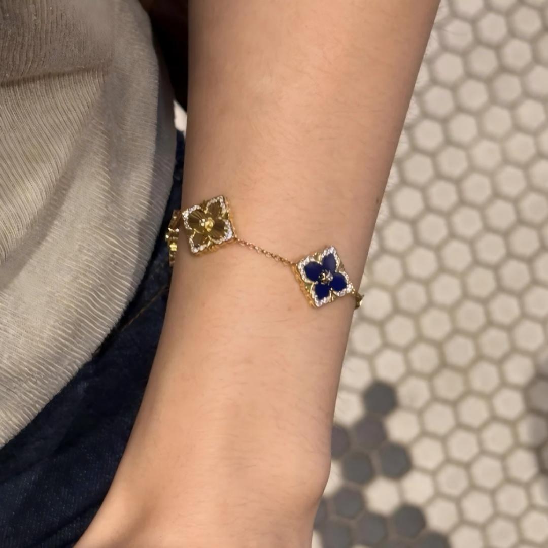 [OAK JURI]OPERA 5 MOTIFS TULLE ENAMEL BRACELET