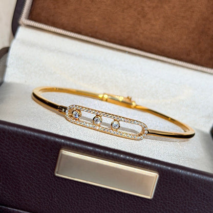 [OAK JURI]Move Pavé Diamond Bangle Bracelet M