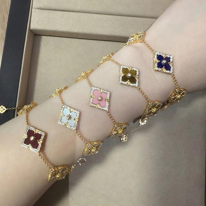 [OAK JURI]OPERA 5 MOTIFS TULLE ENAMEL BRACELET