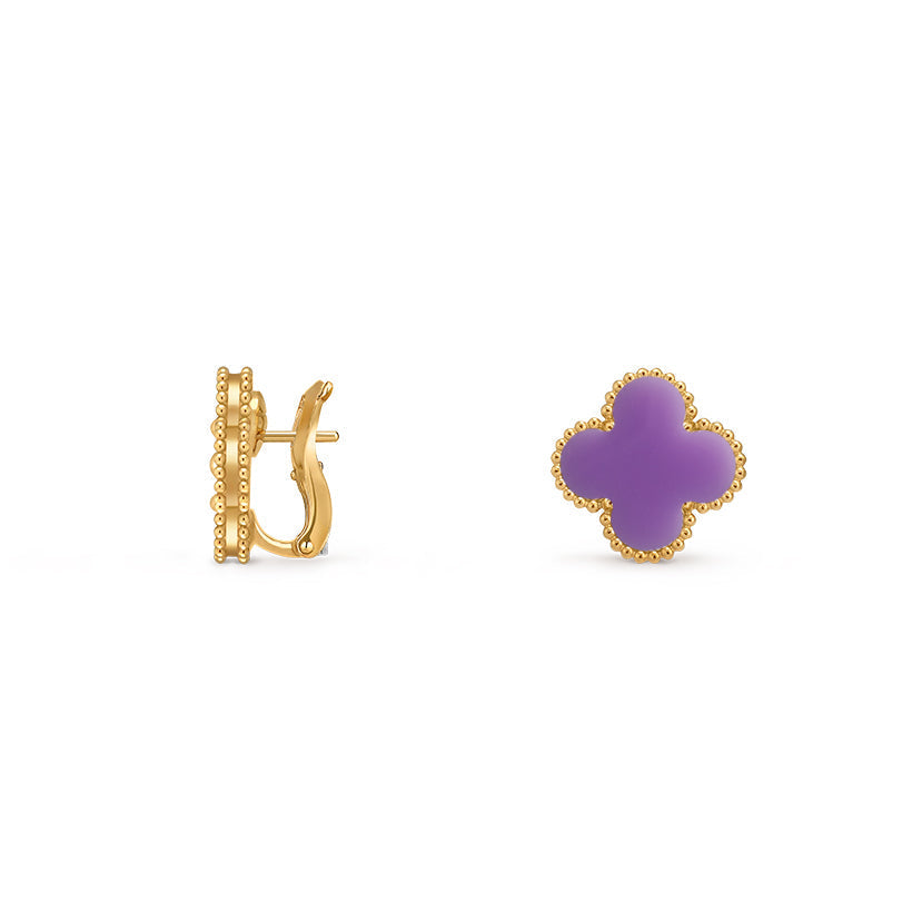 [OAK JURI]CLOVER 15MM MOP EARRINGS COLLECTION