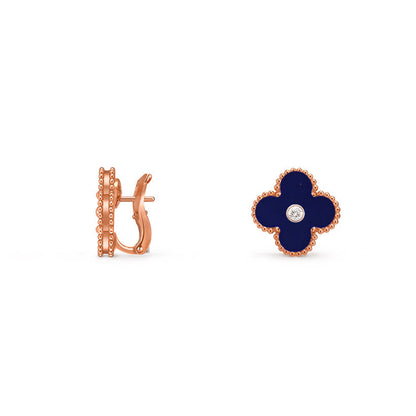 [OAK JURI]CLOVER 15MM MOP DIAMOND EARRINGS COLLECTION
