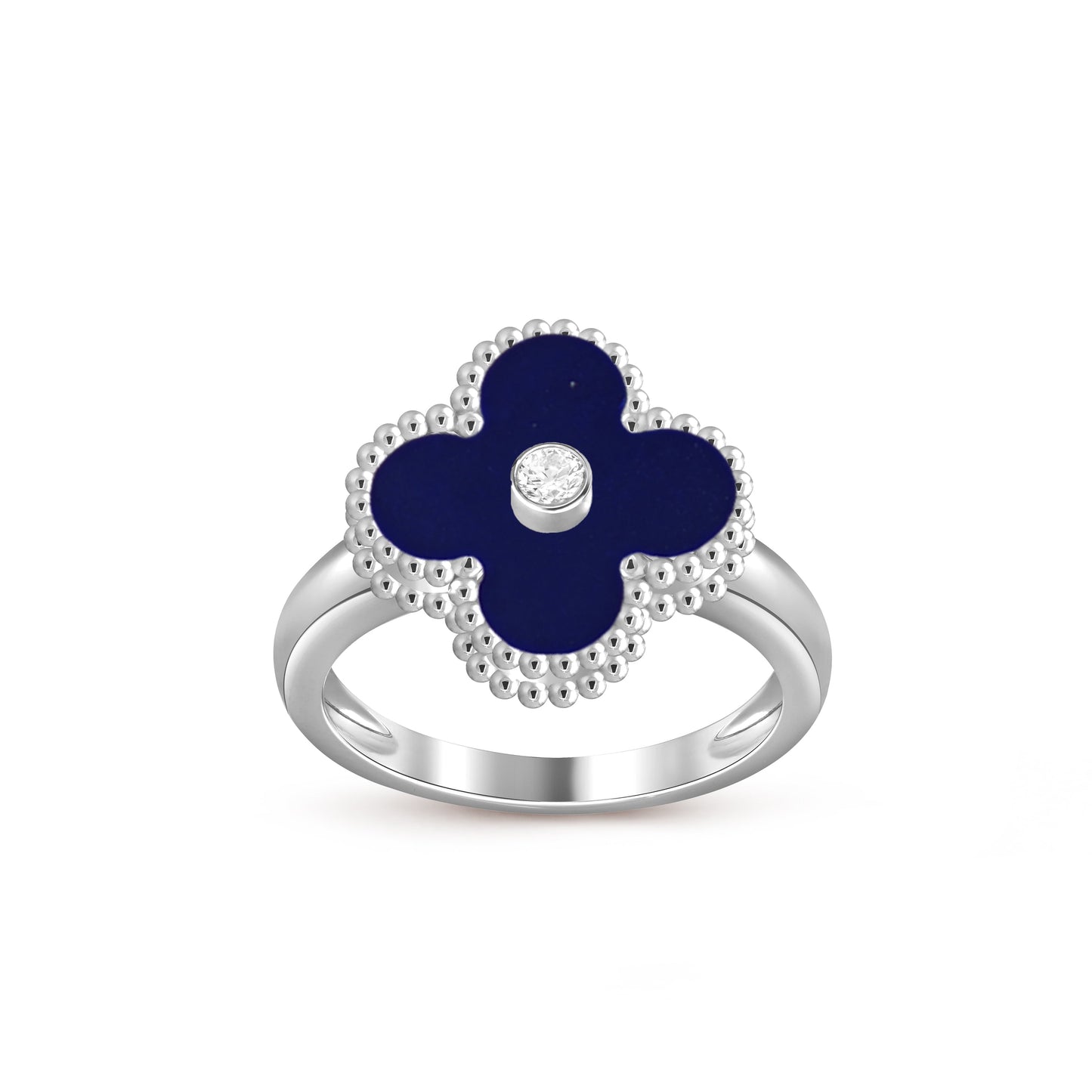 [OAK JURI]CLOVER SILVER DIOMND RING COLLECTION