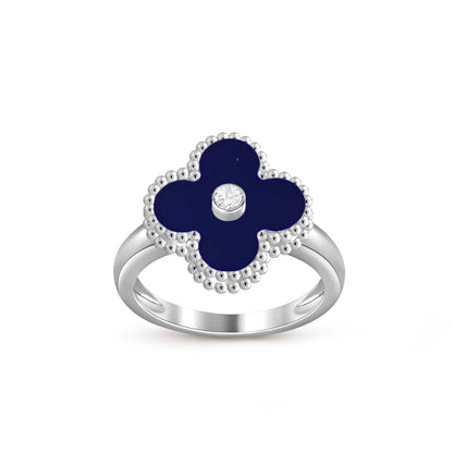 [OAK JURI]CLOVER SILVER DIOMND RING COLLECTION