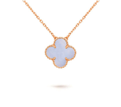 [OAK JURI]CLOVER 15MM SINGLE FLOWER NECKLACE COLLECTION