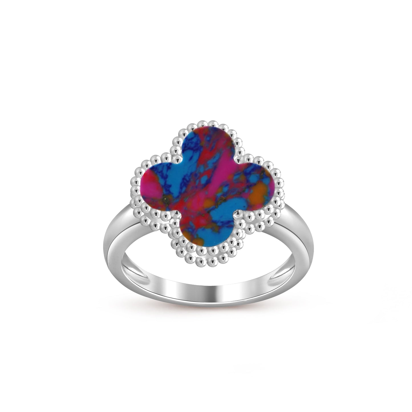[OAK JURI]CLOVER SILVER RING COLLECTION