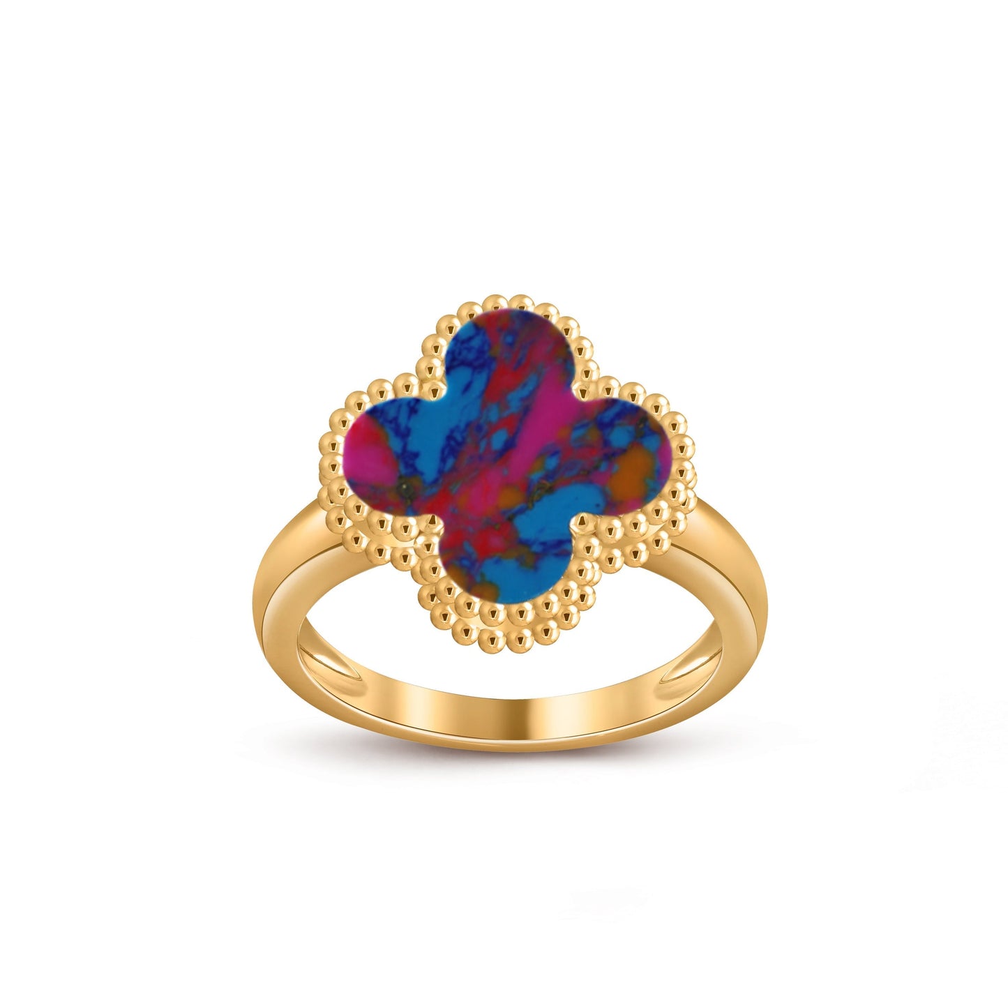 [OAK JURI]CLOVER RING GOLD COLLECTION