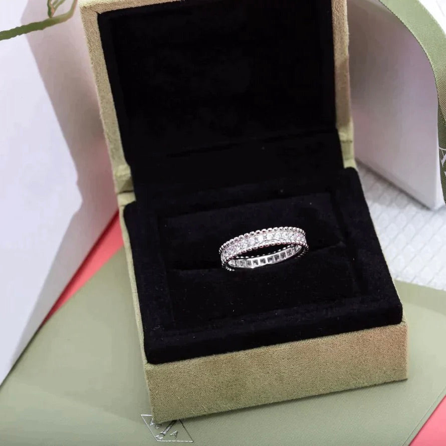 [OAK JURI]PERLEE DIAMOND SILVER RING