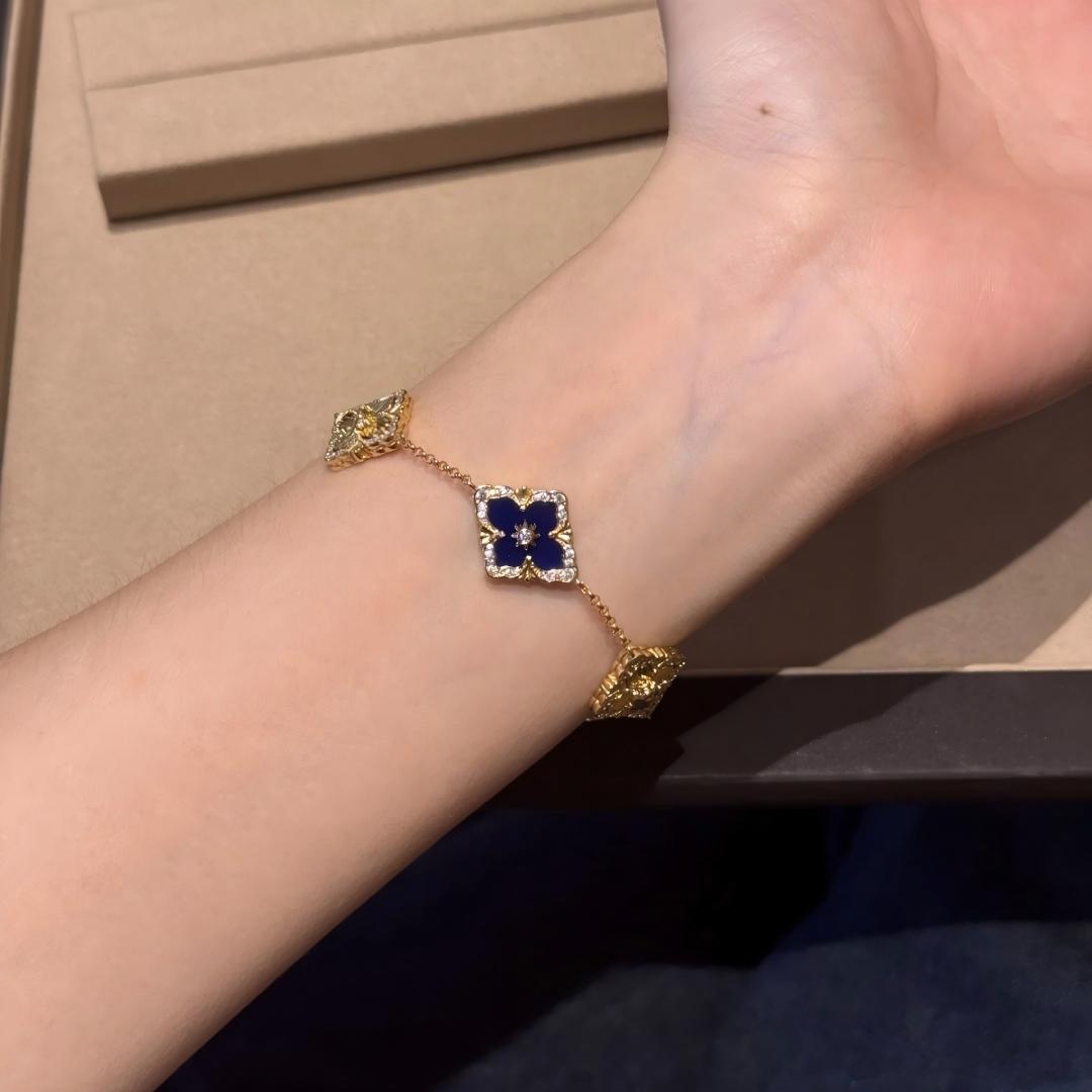 [OAK JURI]OPERA 5 MOTIFS TULLE ENAMEL BRACELET