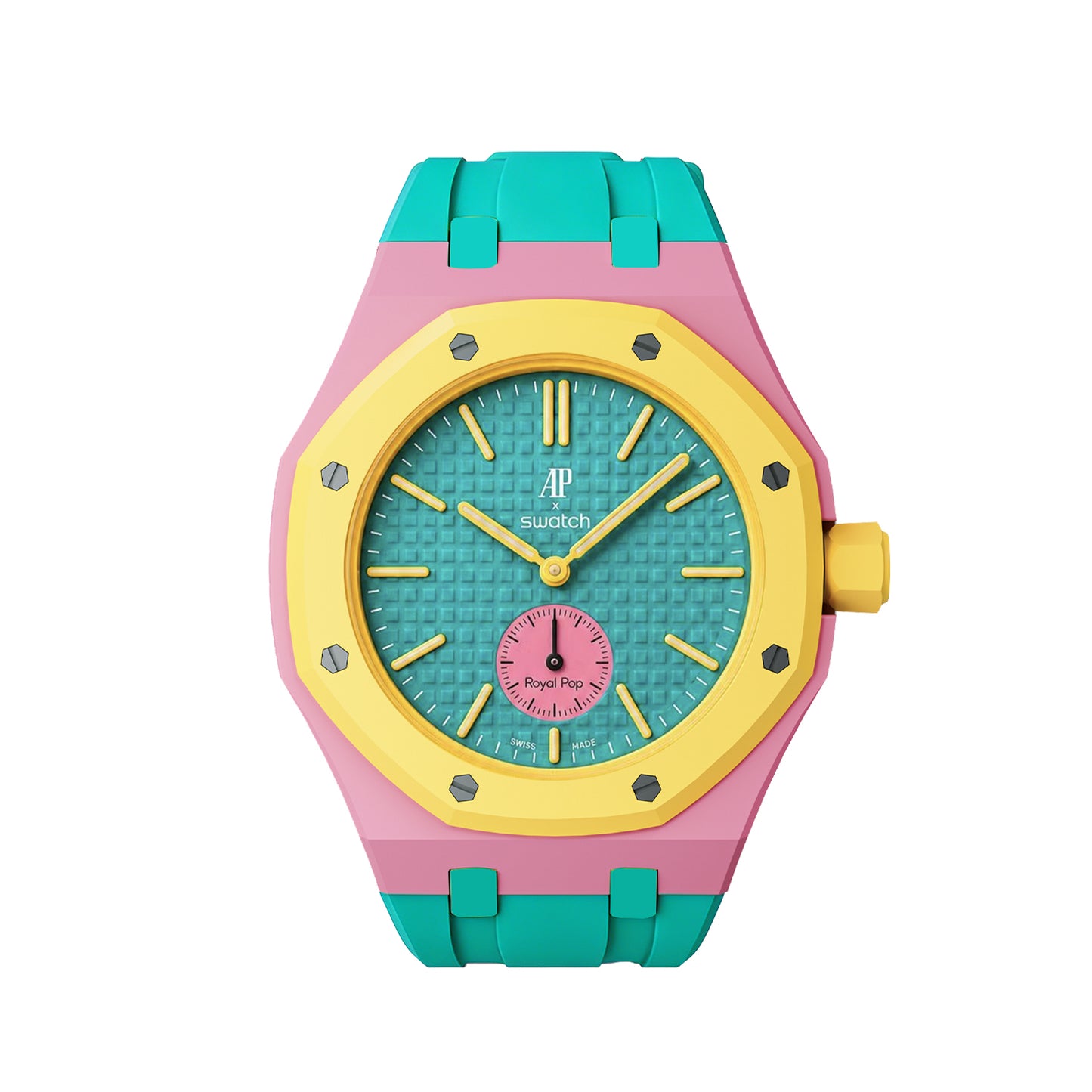 Royal Oak Pop Exclusive Ceramic Dial  Silicone Strap