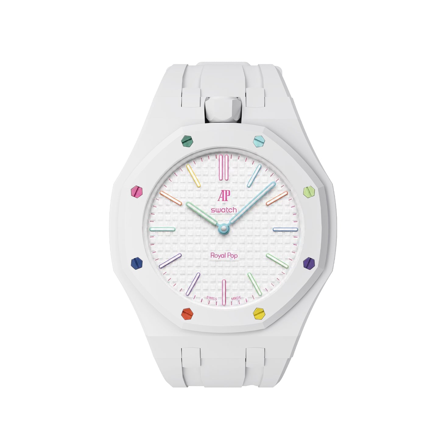 Royal Oak Pop Exclusive Ceramic Dial  Silicone Strap