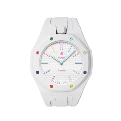 Royal Oak Pop Exclusive Ceramic Dial  Silicone Strap