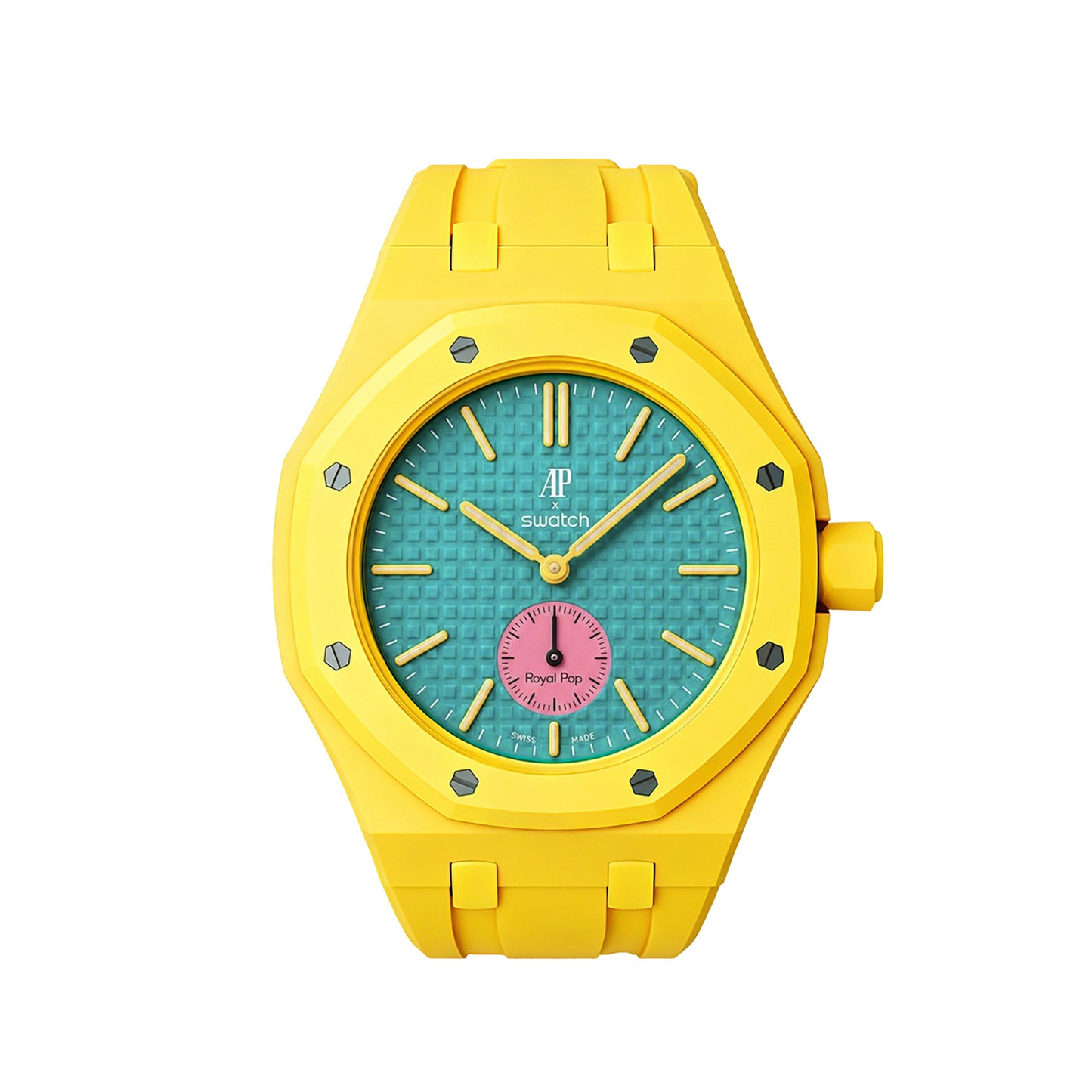 Royal Oak Pop Exclusive Ceramic Dial  Silicone Strap