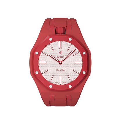 Royal Oak Pop Exclusive Ceramic Dial  Silicone Strap