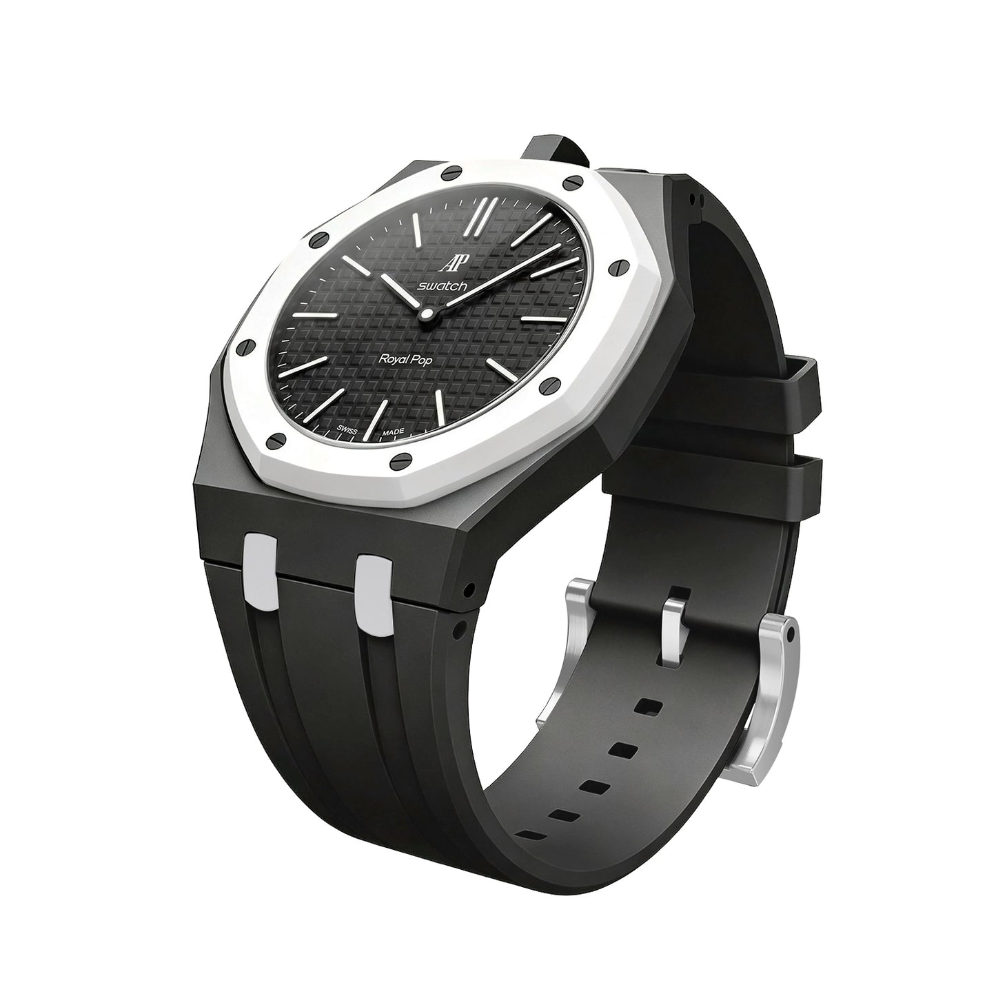 Royal Oak Pop Exclusive Ceramic Dial  Silicone Strap