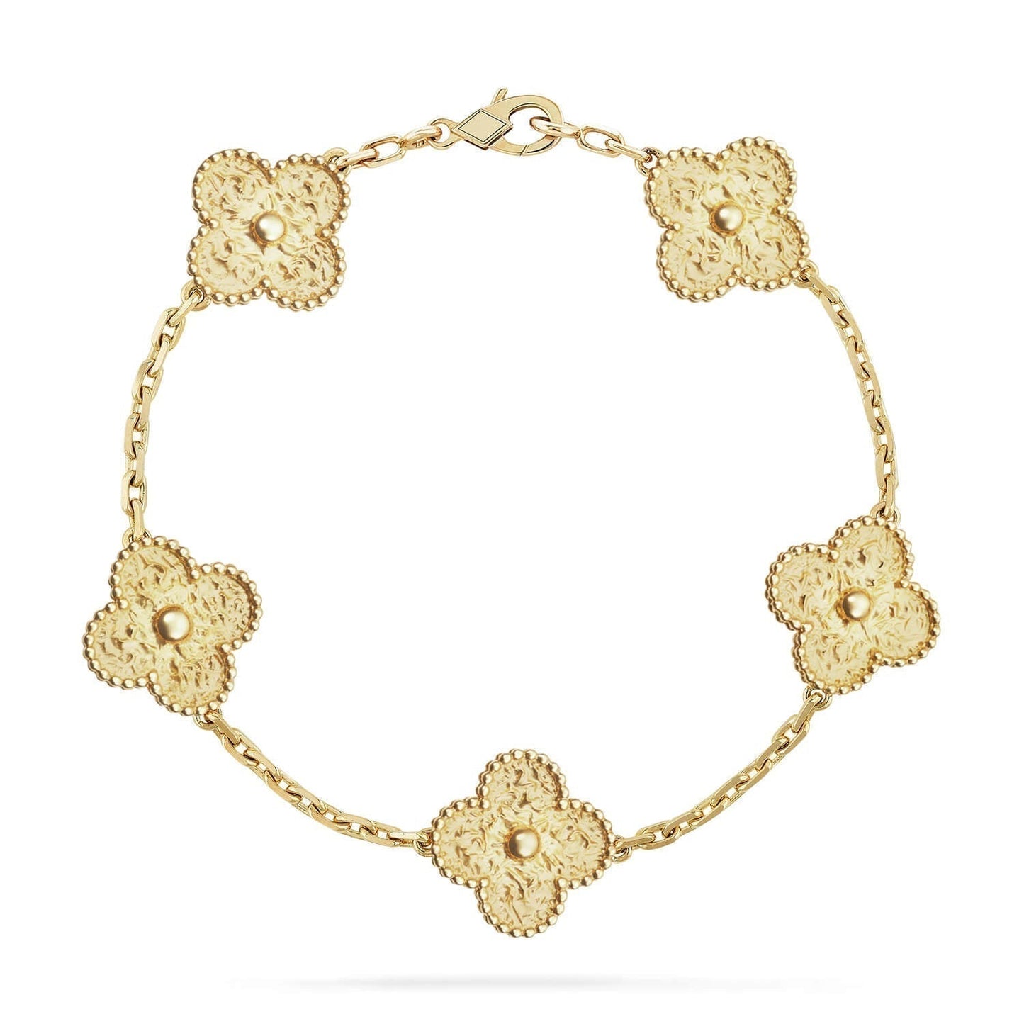 [OAK JURI]CLOVER 5 MOTIFS BRONZING BRACELET