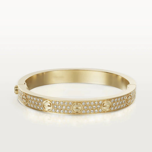 [OAK JURI]LOVE BRACELET 6.1MM DIAMOND-PAVED