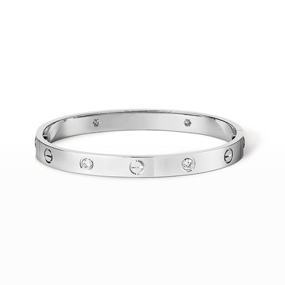 [OAK JURI]LOVE BRACELET 6.1MM 4 DIAMONDS